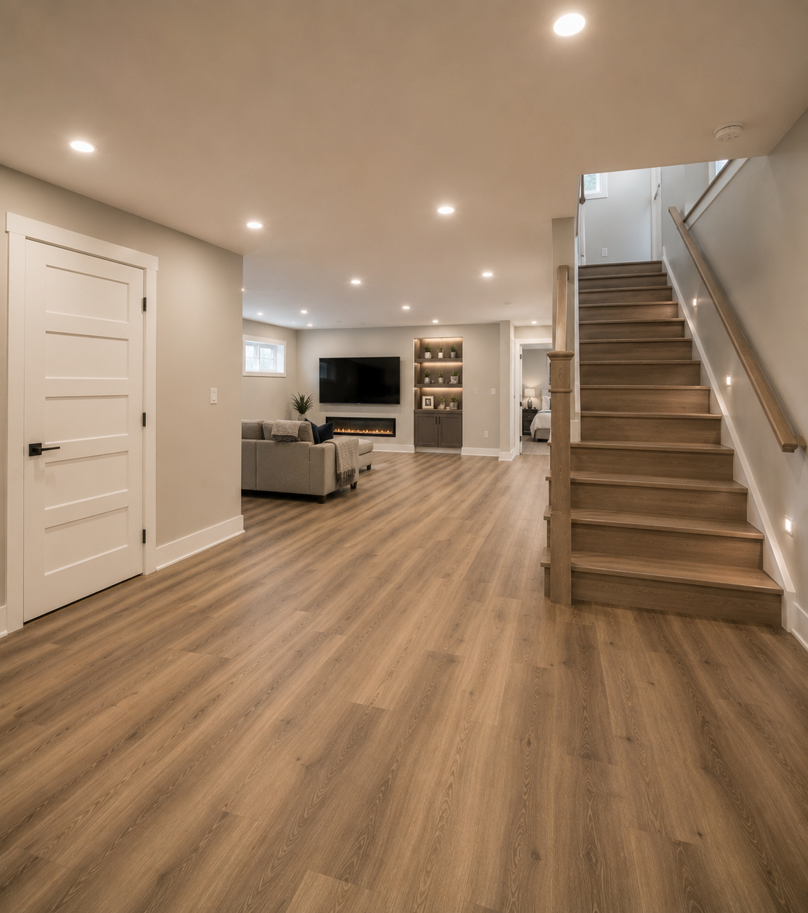 <h2>Basement Flooring, Lighting & Finishing</h2>