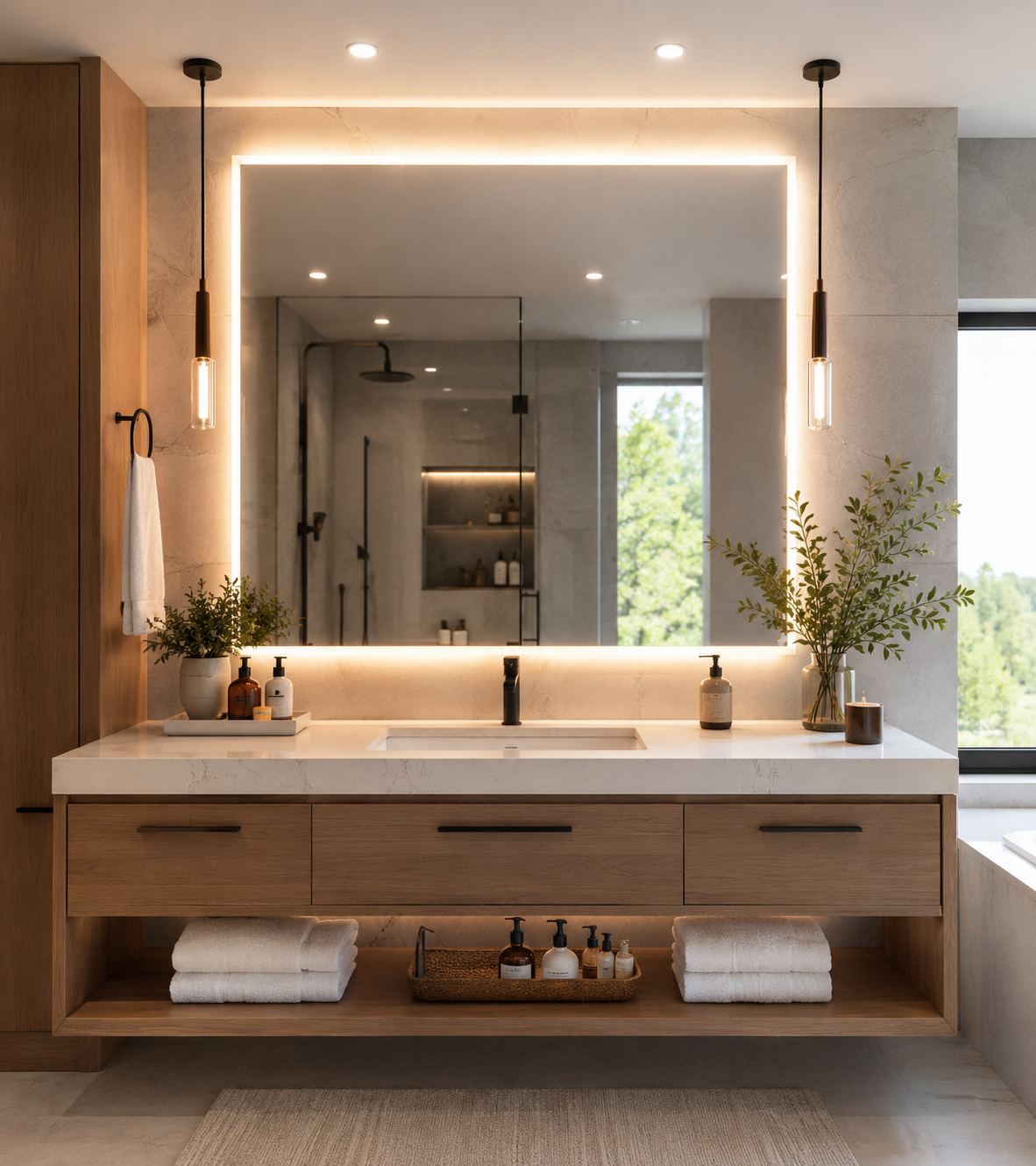 <h2>Bathroom Lighting & Finishing Touches</h2>