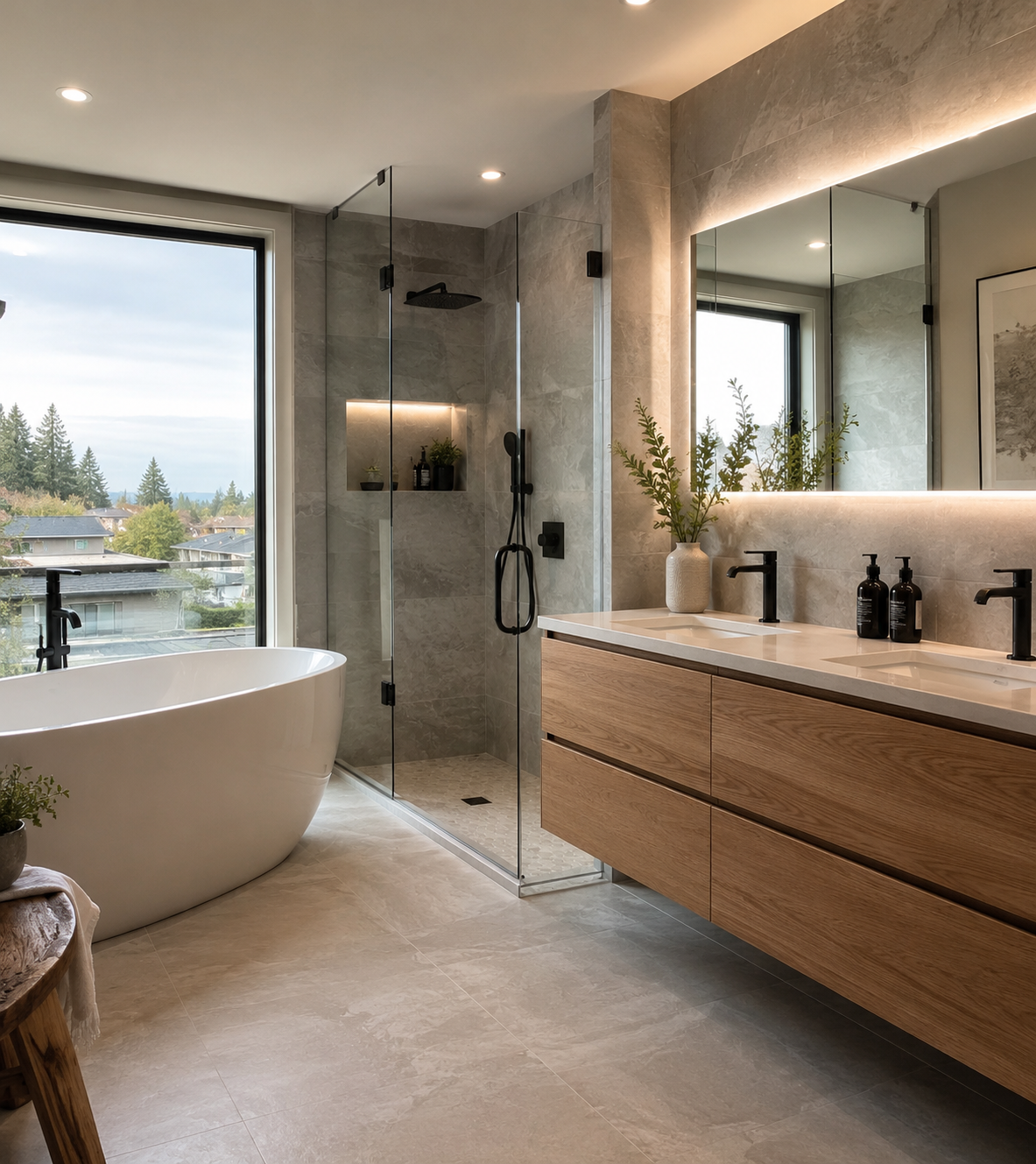<h2>Our Bathroom Renovation Services</h2> <h2>Our Bathroom Renovation Services</h2>