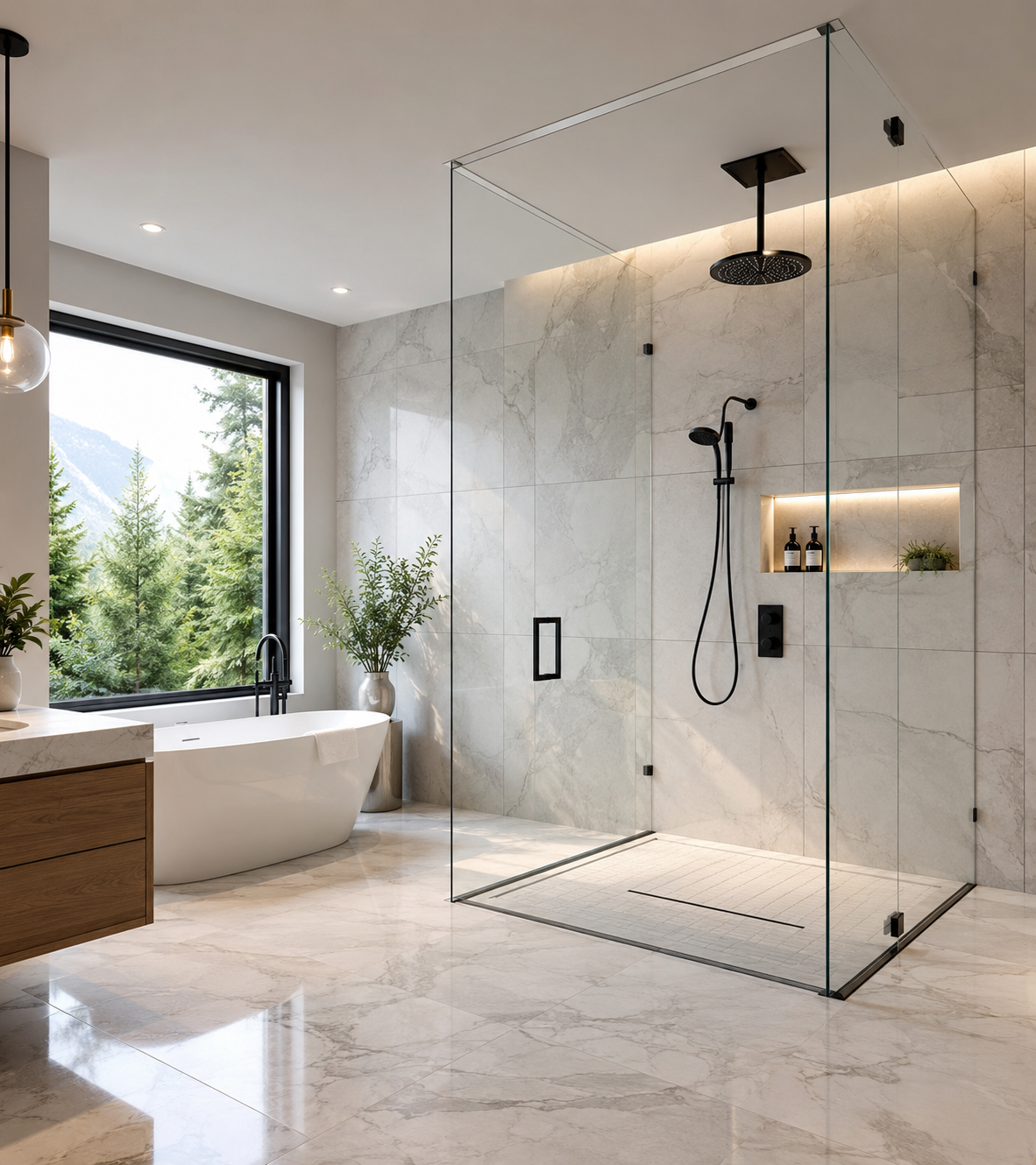 <h2>Custom Showers & Bathtub Installation</h2> <h2>Custom Showers & Bathtub Installation</h2>