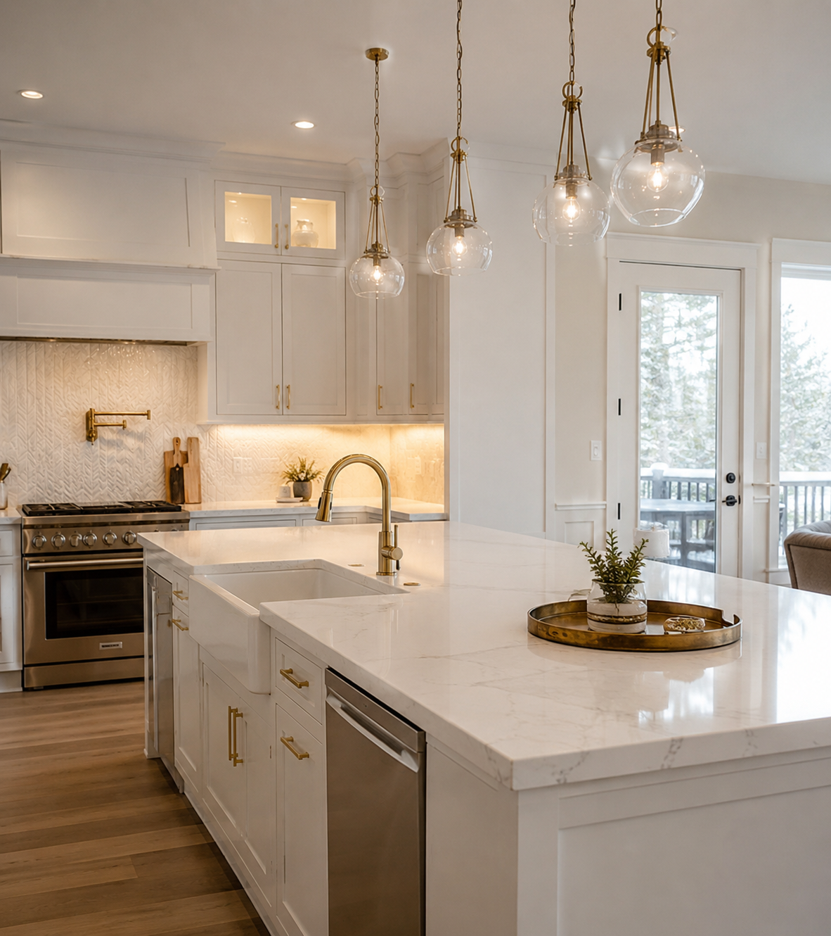 <h2>Kitchen Lighting, Fixtures & Finishing Touches</h2>